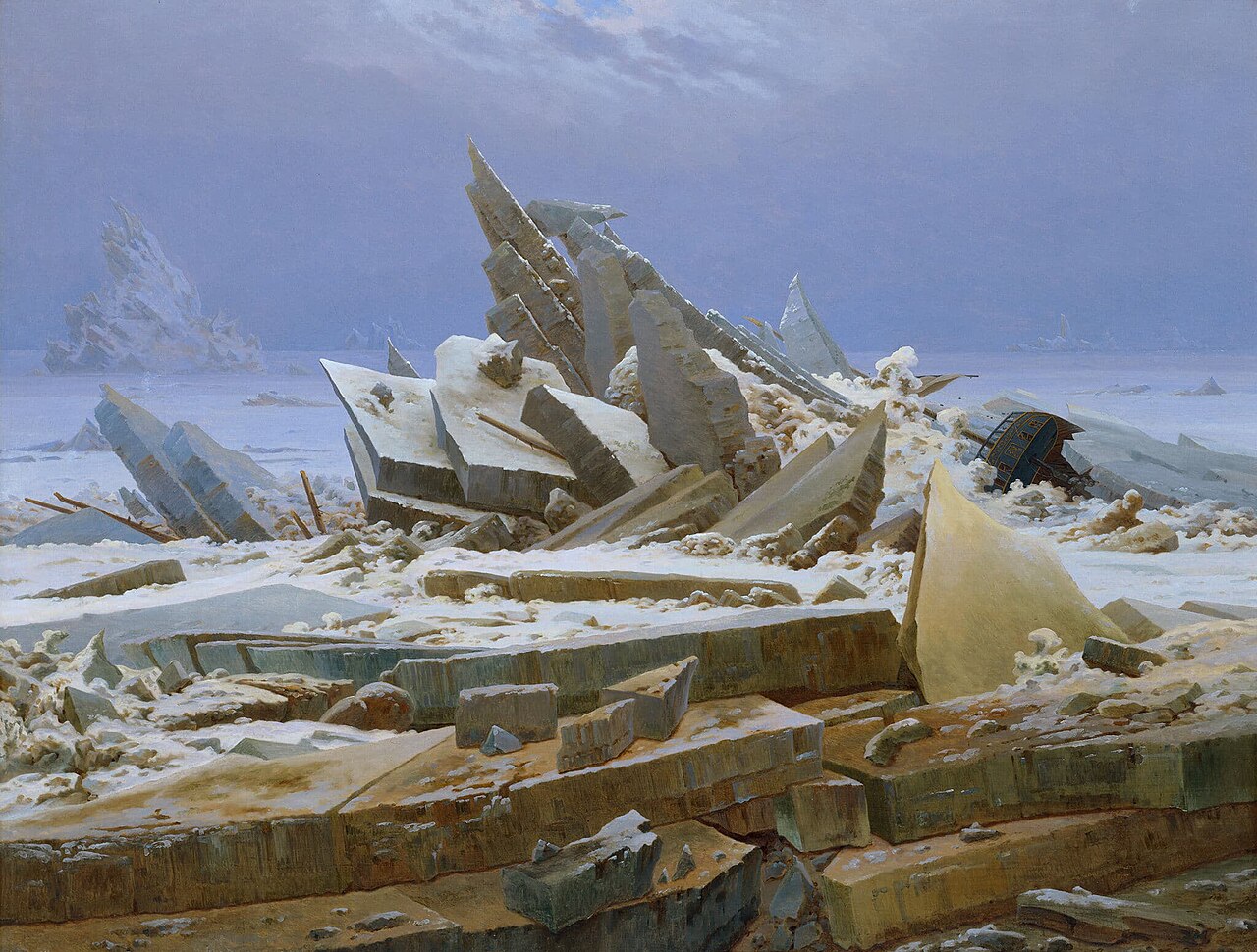 The Sea of Ice by Caspar David Friedrich