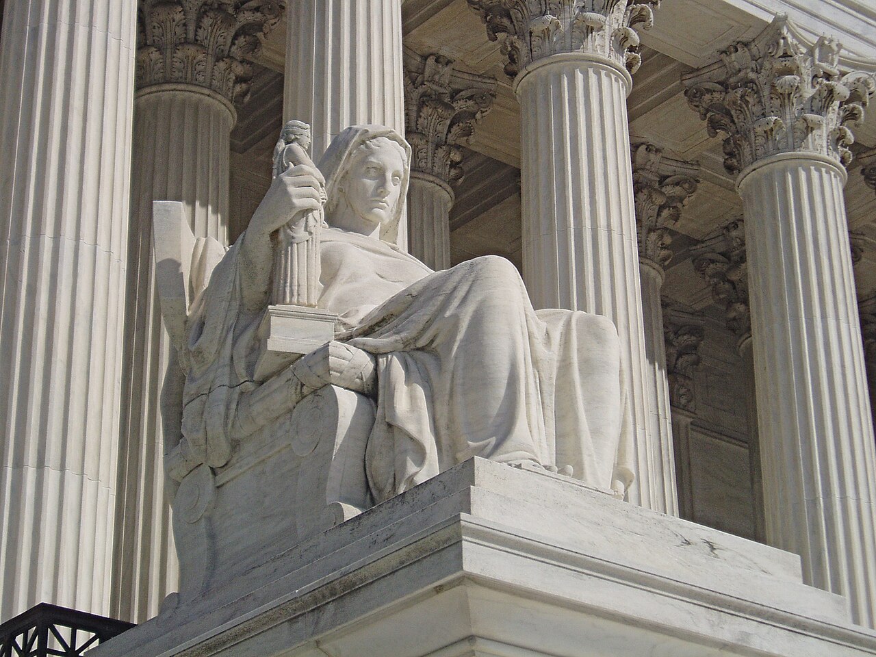 The Contemplation of Justice Sculpture by Cass Gilbert
