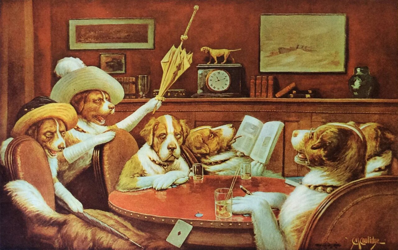 Sitting Up with a Sick Friend by Cassius Marcellus Coolidge
