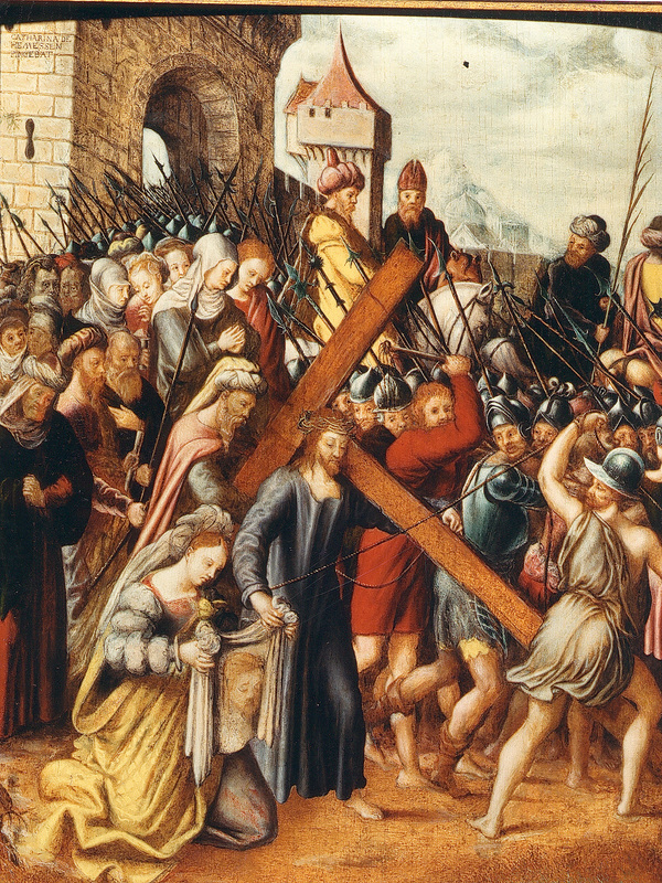 Christ Carrying the Cross, with the Meeting with Saint Veronica by Catarina van Hemessen