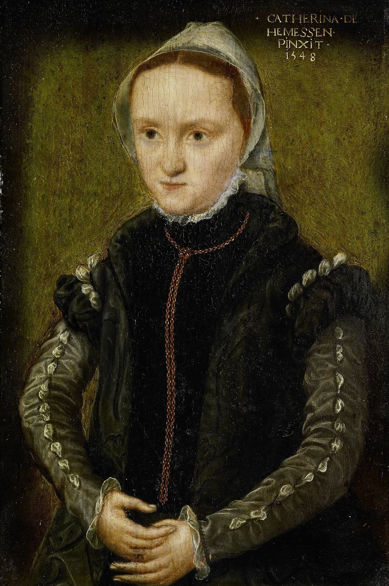 Portrait of a woman (1548) by Catarina van Hemessen