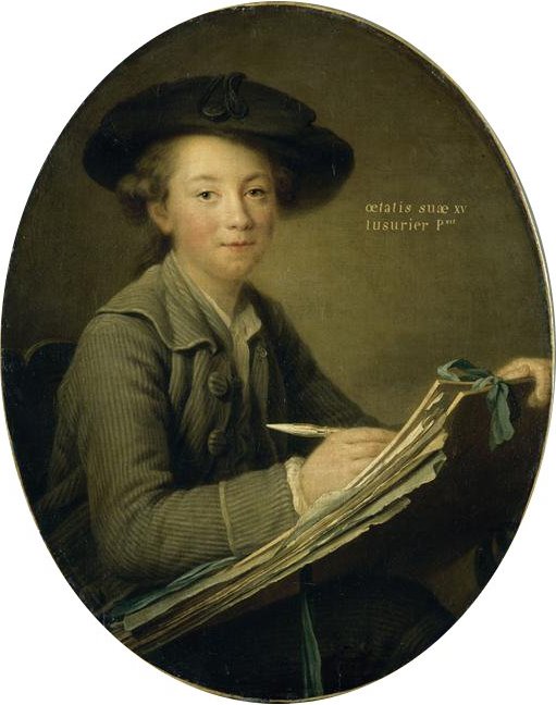 The Painter Germain Jean Drouais at The Age of Fifteen by Catherine Lusurier