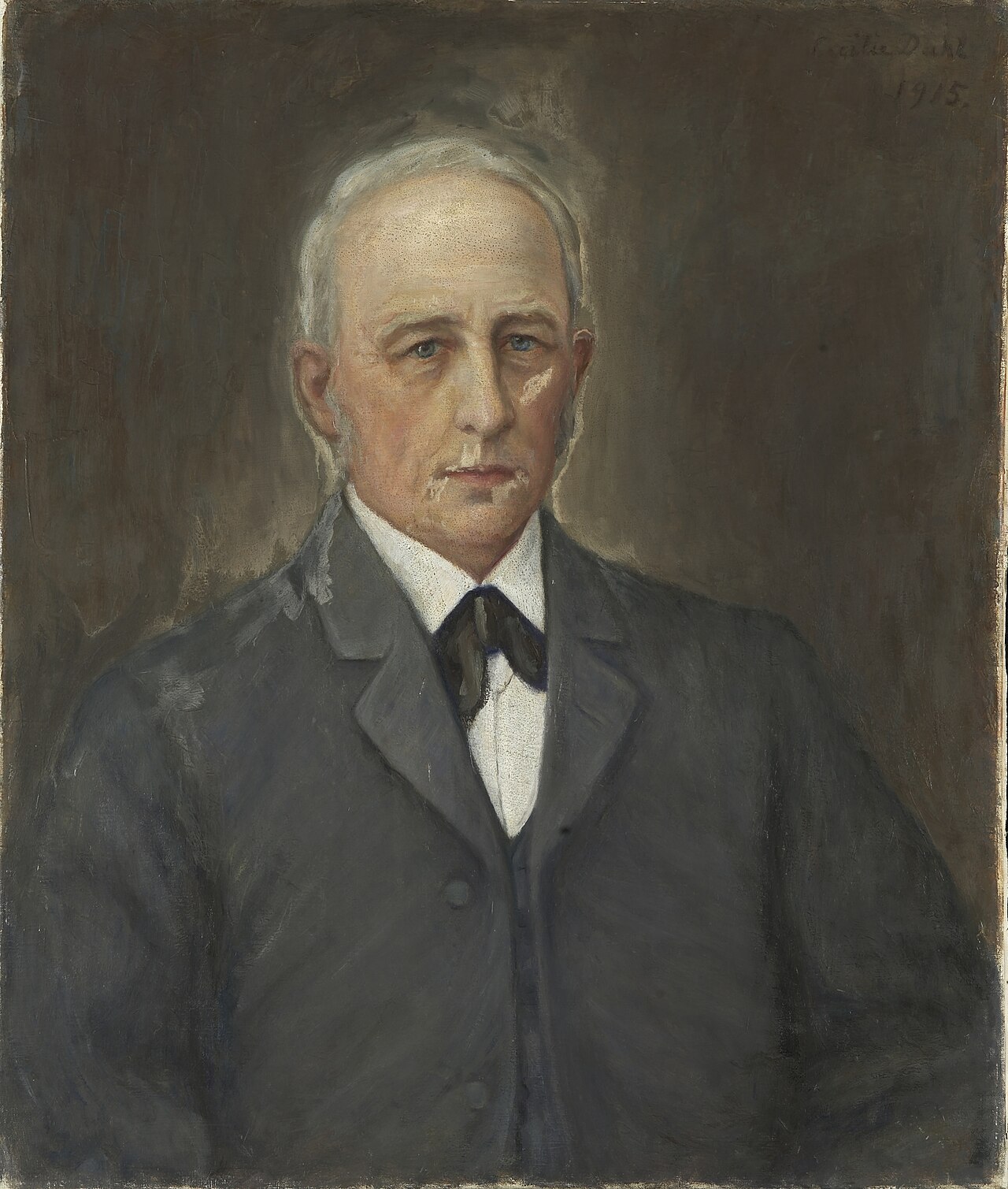 Portrait of Jakob Aall Bonnevie by Cecilie Dahl