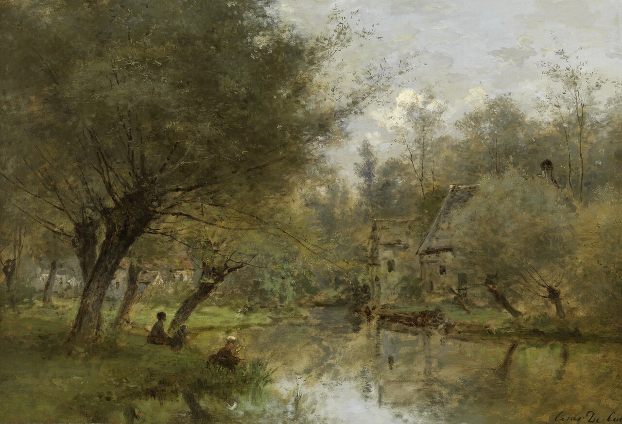 Landscape near Saint-Germain-en-Laye by César de Cock