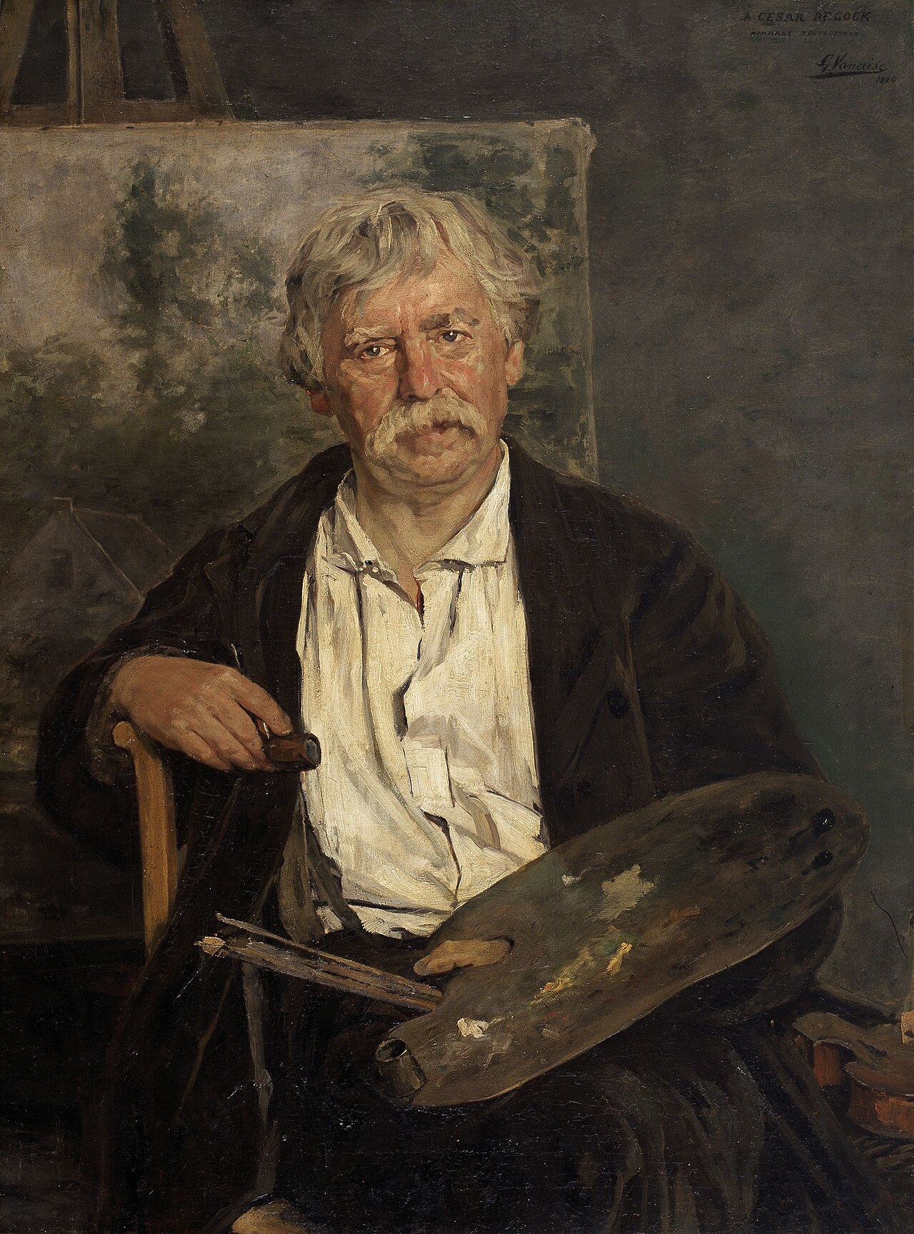 Portrait of César de Cock