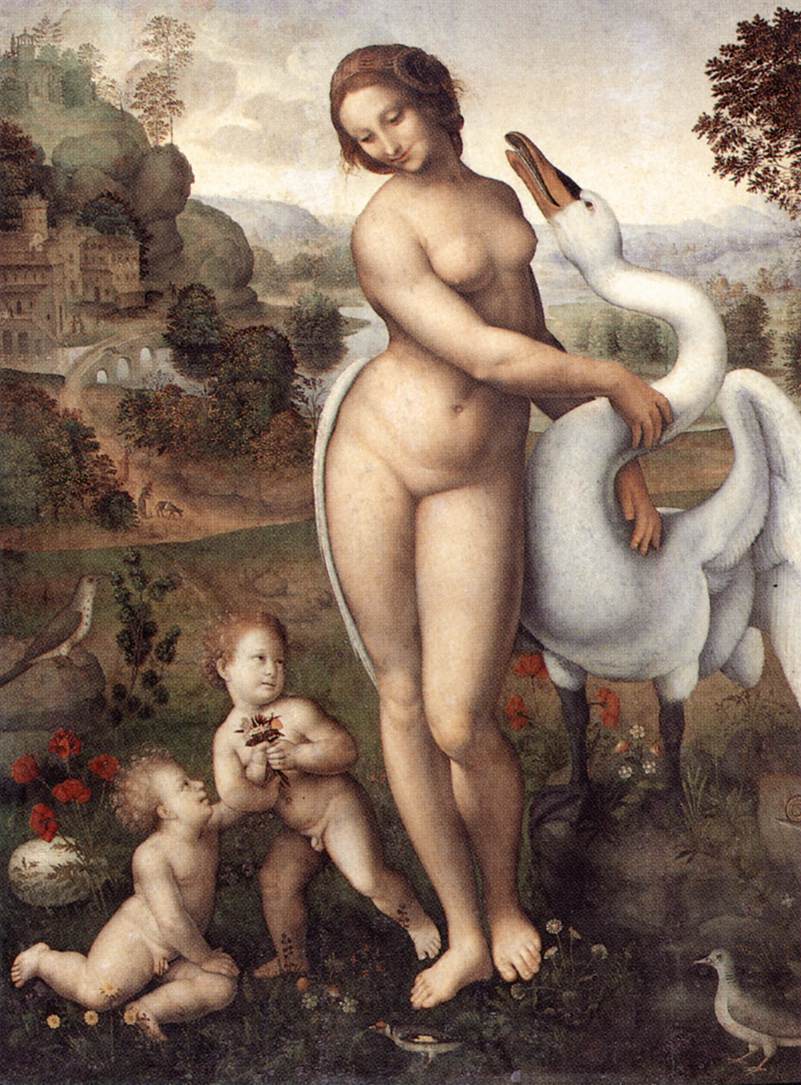 Leda and the Swan by Cesare da Sesto