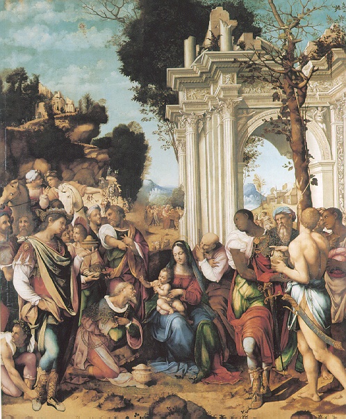 The Adoration of the Magi by Cesare da Sesto
