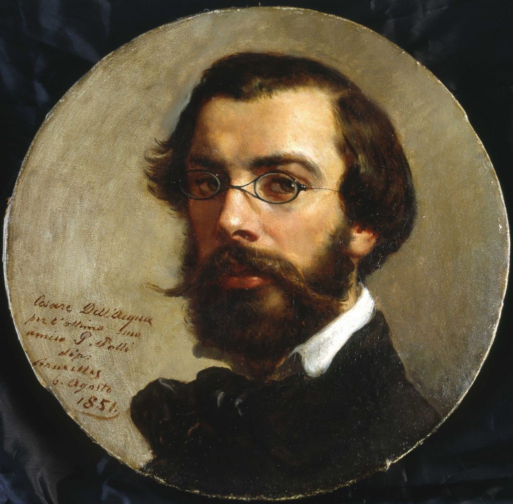 Self-portrait by Cesare Dell'Acqua