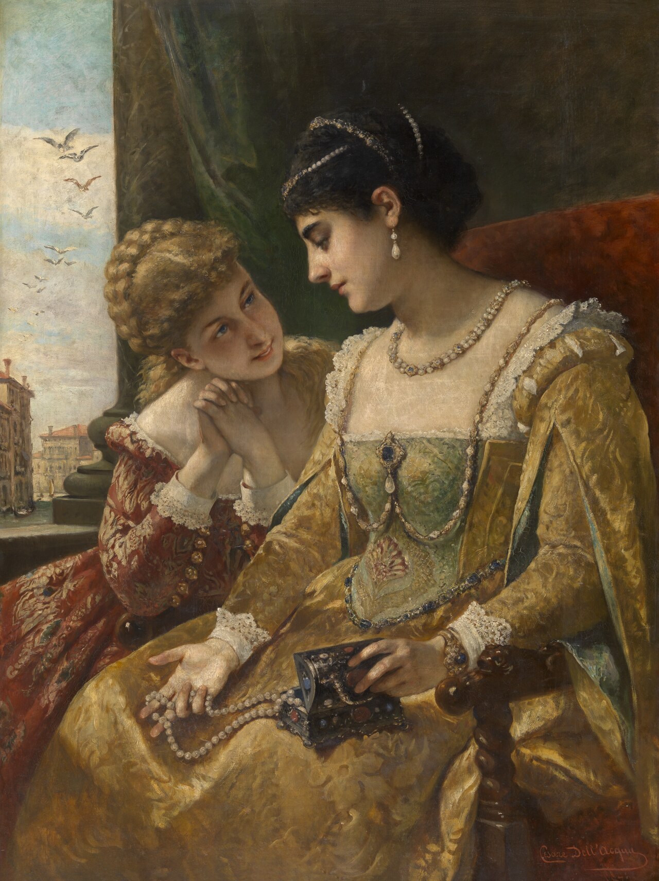 The bridal jewelry. Venetian women in the 16th century by Cesare Dell'Acqua
