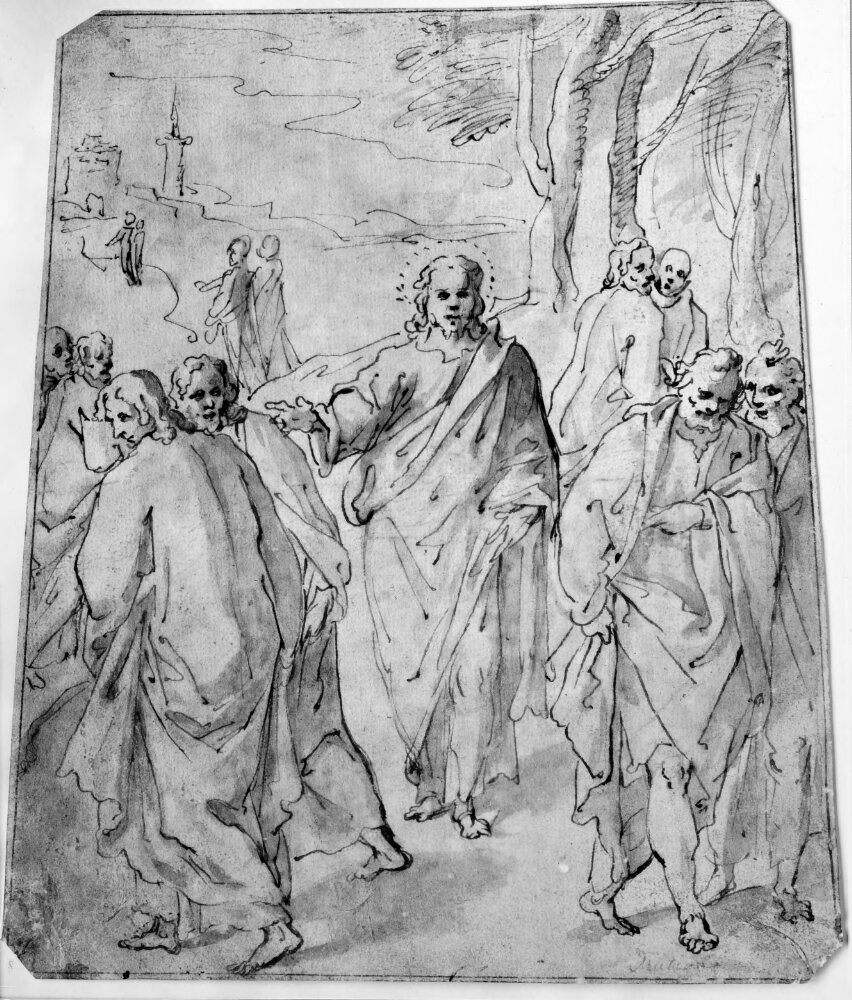 Christ Sends Out the Disciples Two by Two by Cesare Nebbia