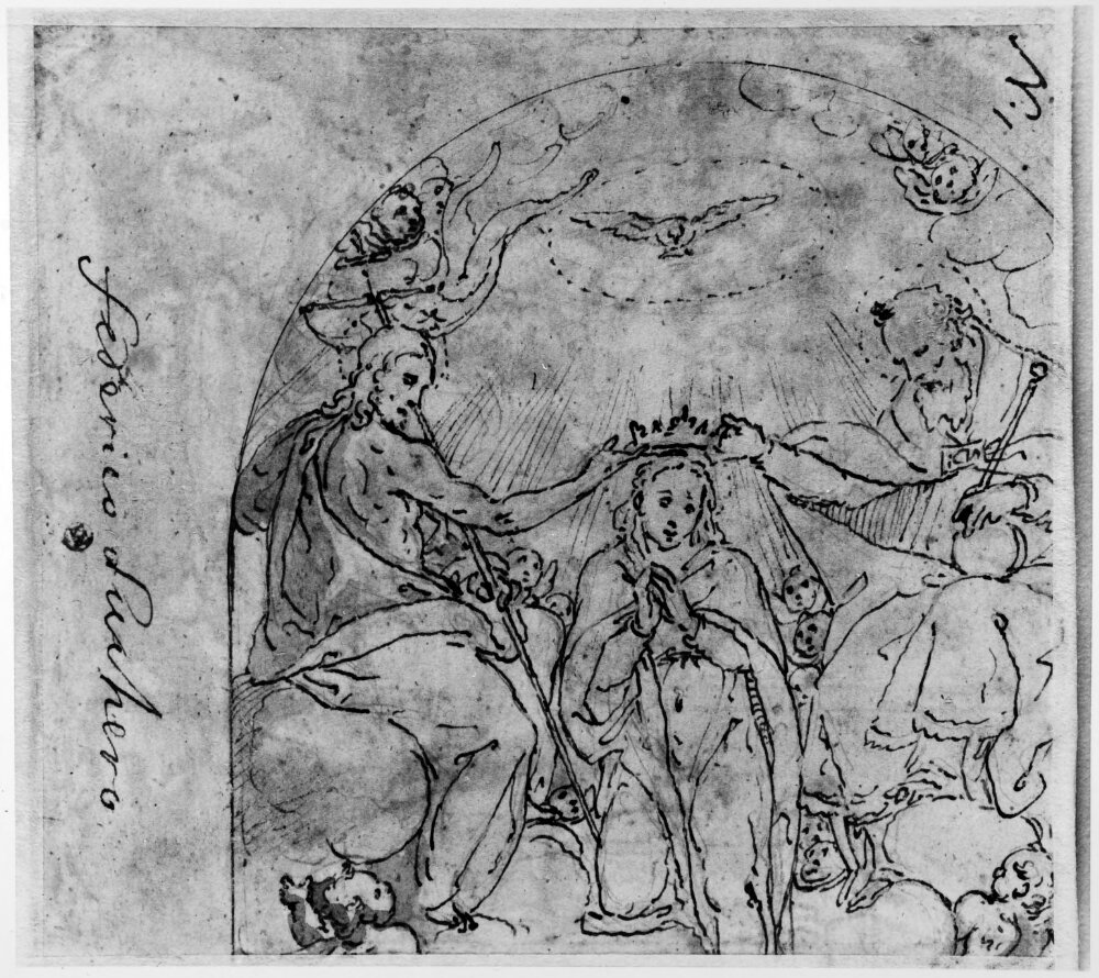 The Coronation of the Virgin by Cesare Nebbia
