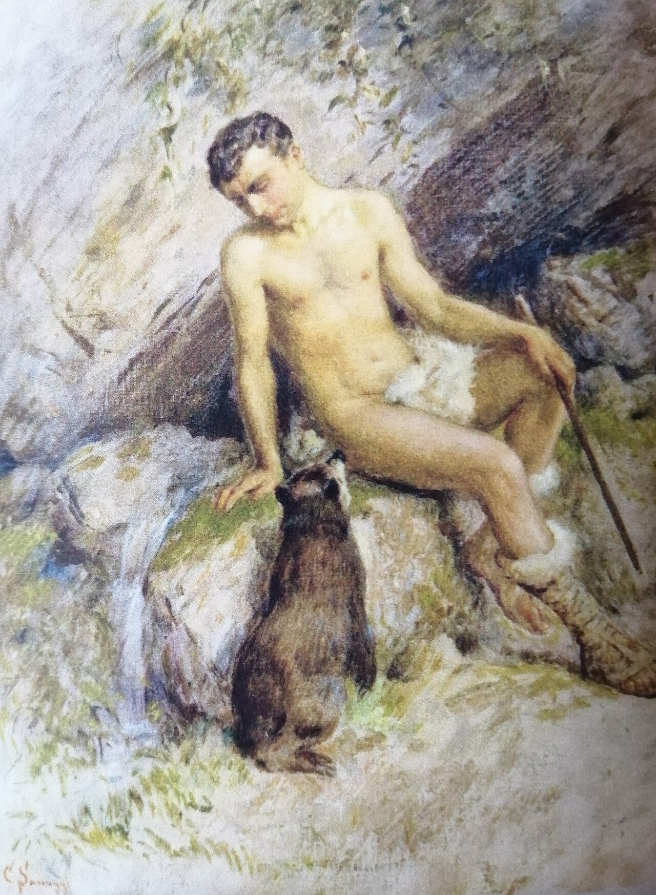 Berger d'Arcadie by Cesare Saccaggi