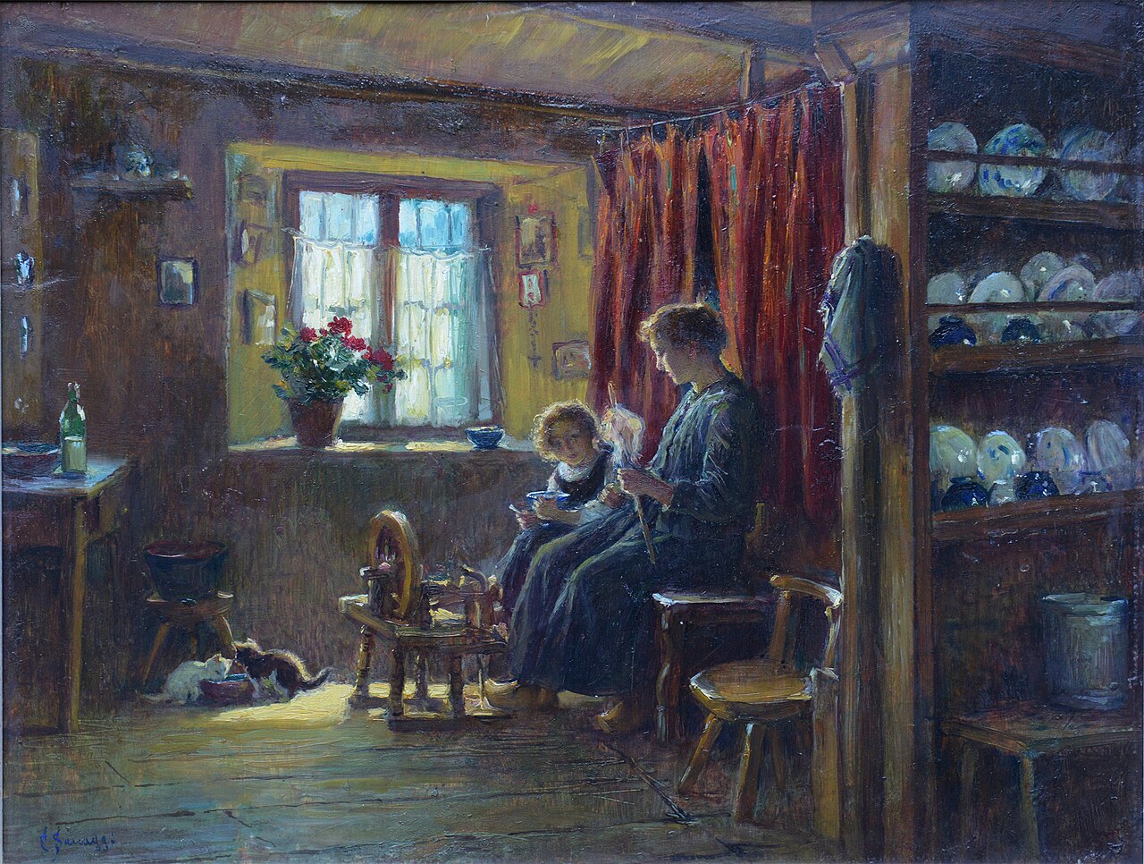 Interior in Champoluc by Cesare Saccaggi