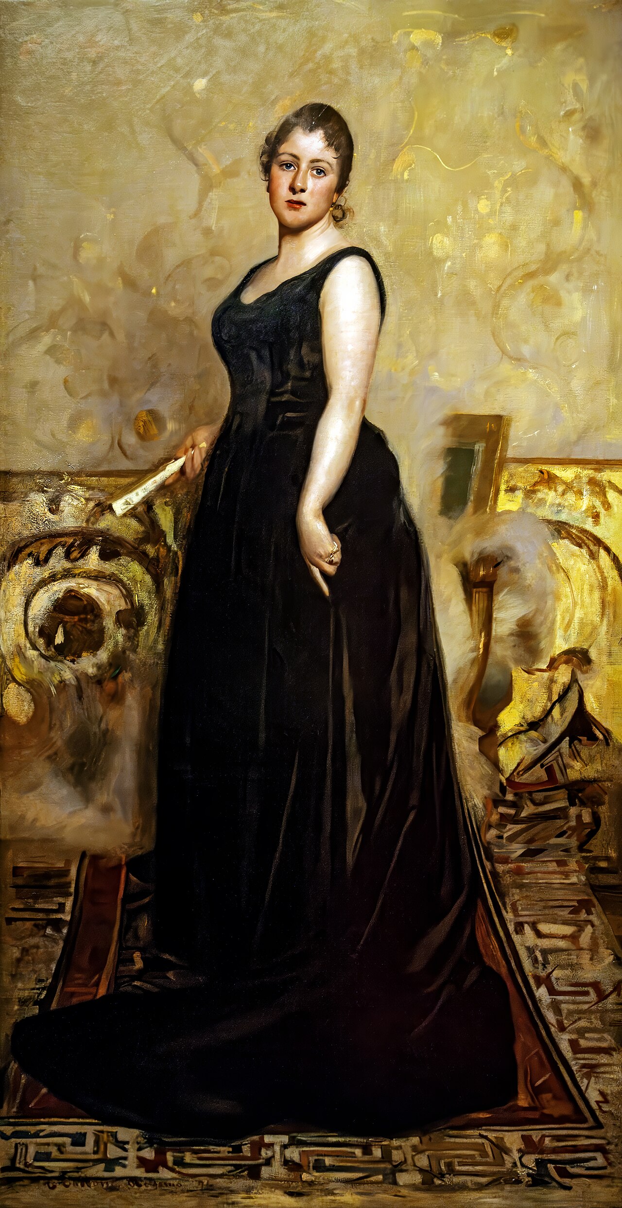 Portrait of a Lady by Cesare Tallone
