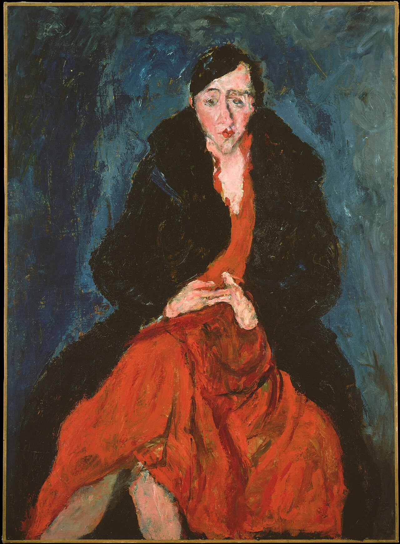 Portrait of Madeleine Castaing by Chaïm Soutine