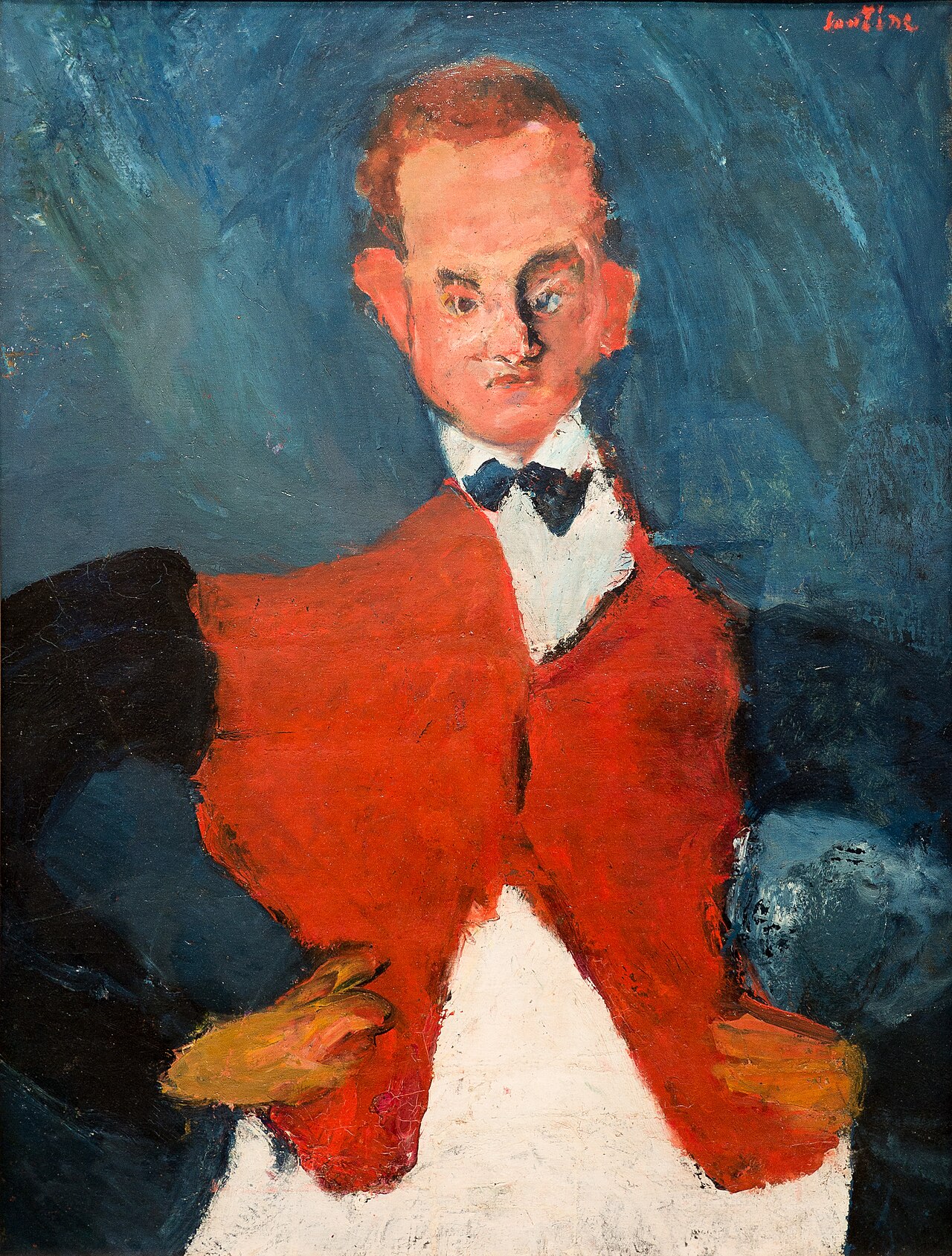 The floor waiter by Chaïm Soutine
