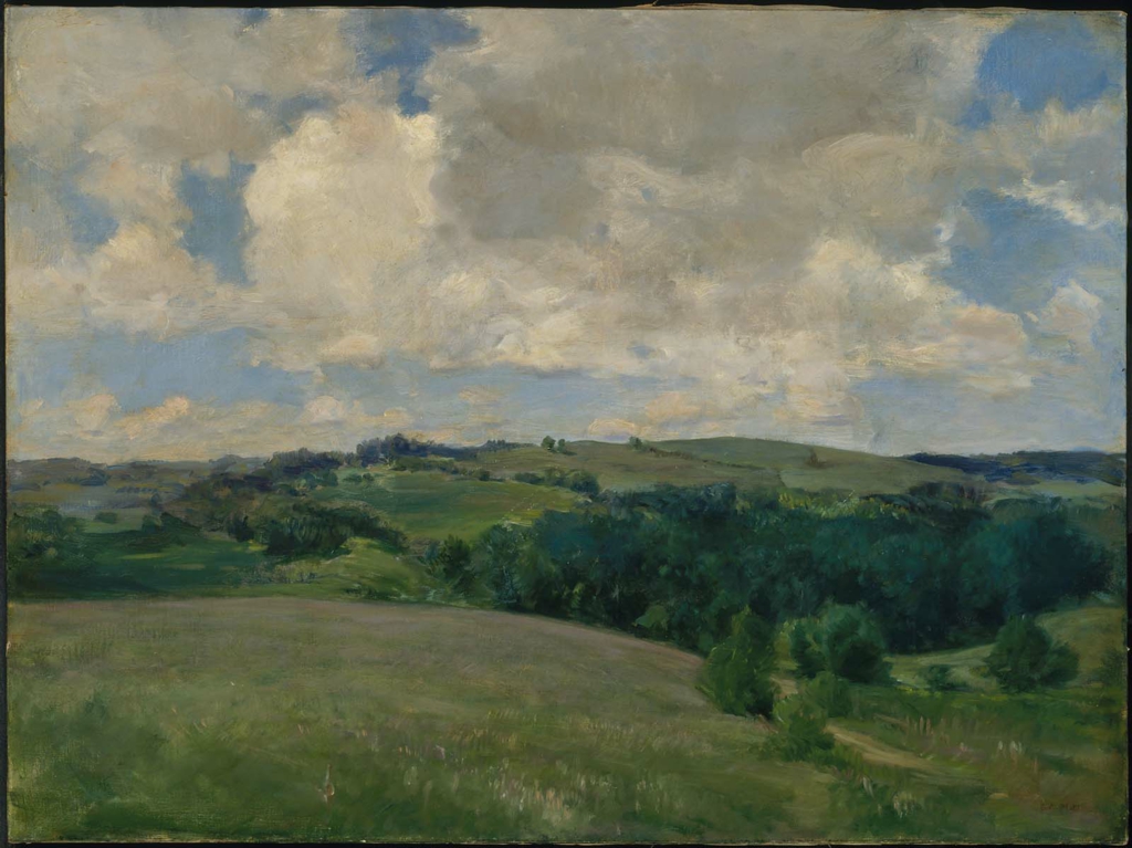 Clouds (Landscape near Cornish) by Charles A. Platt
