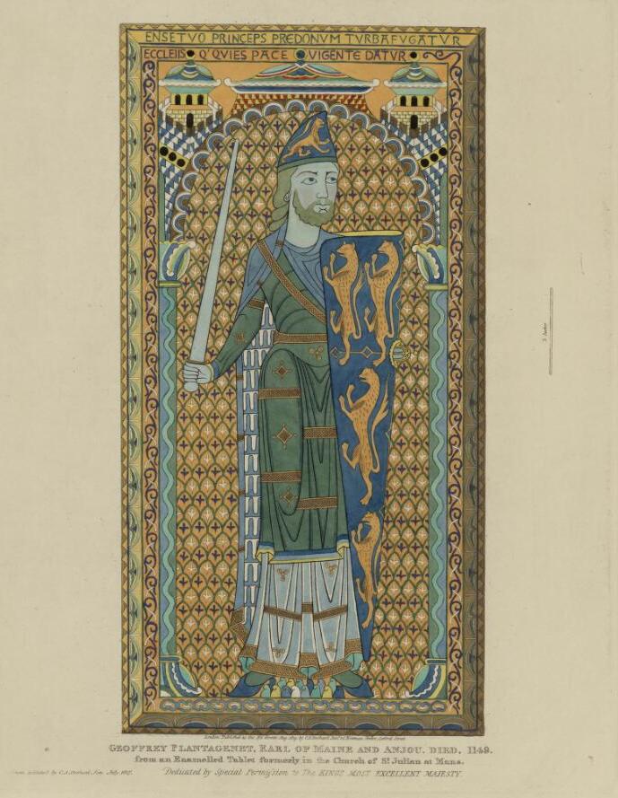 Geoffrey Plantagenet, Earl of Maine and Anjou by Charles Alfred Stothard