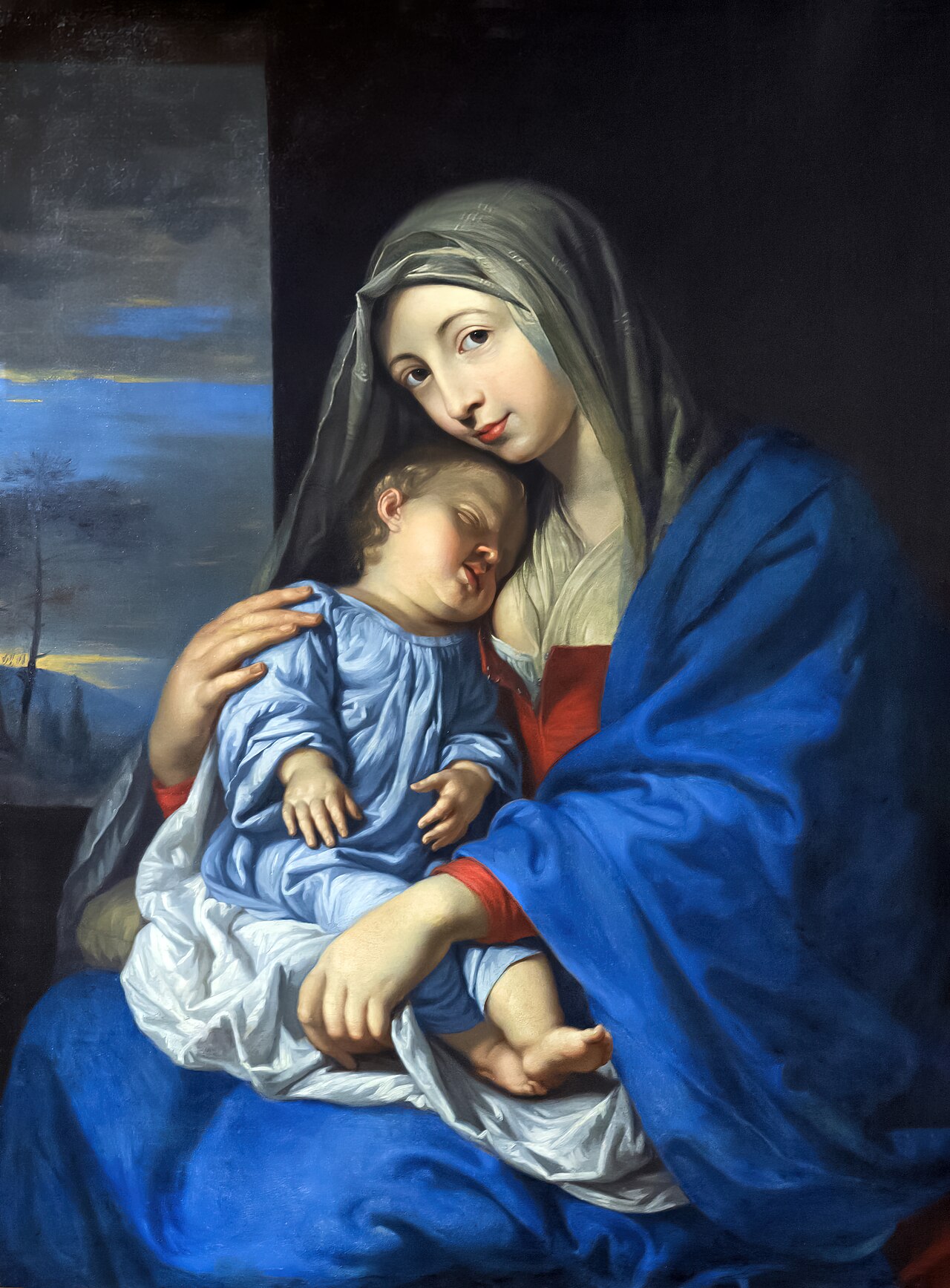 Virgin and Sleeping Child by Charles Alphonse du Fresnoy