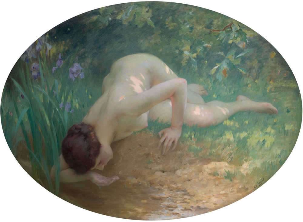 La baigneuse by Charles-Amable Lenoir