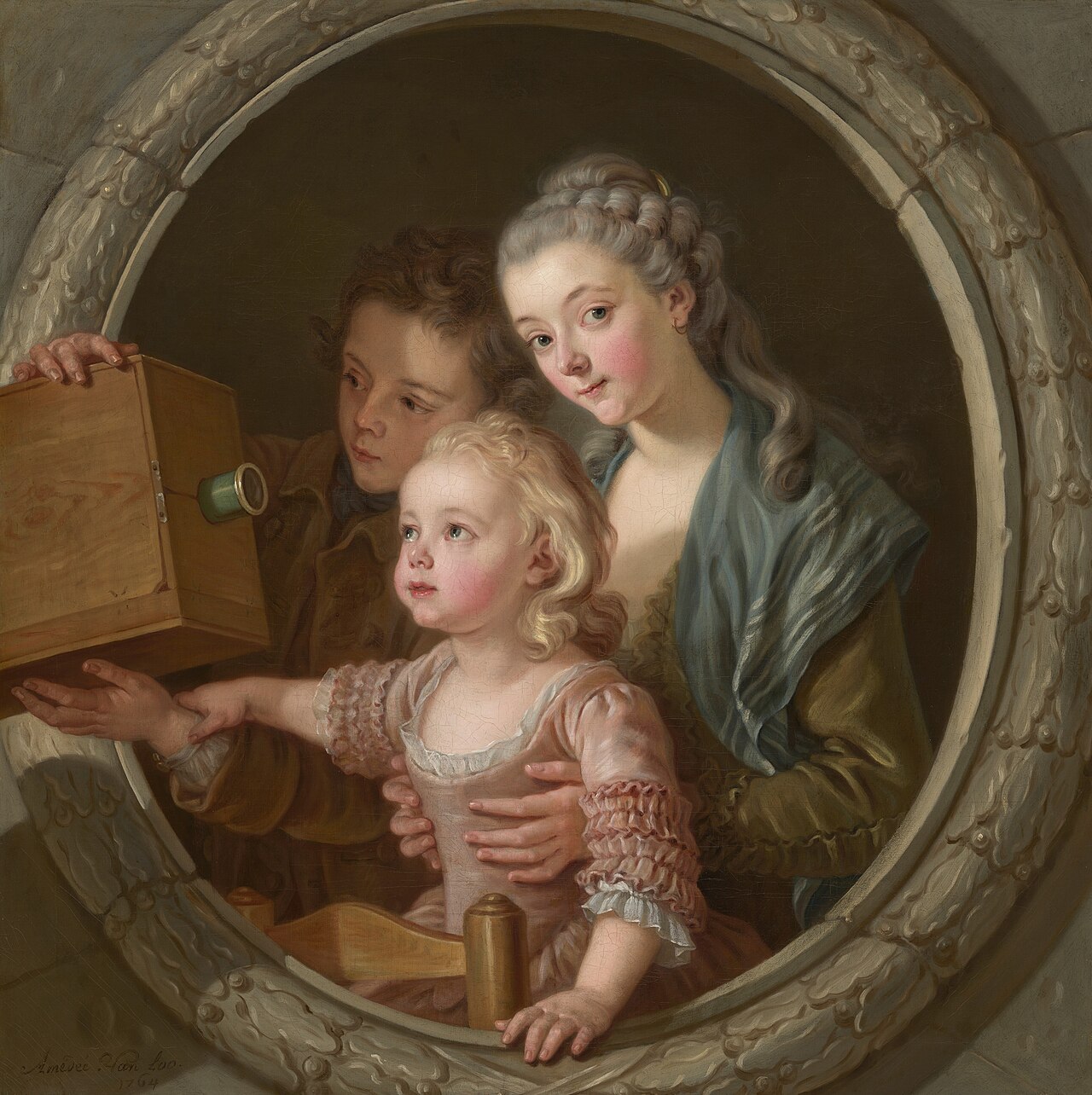 The Camera Obscura by Charles-Amédée-Philippe van Loo