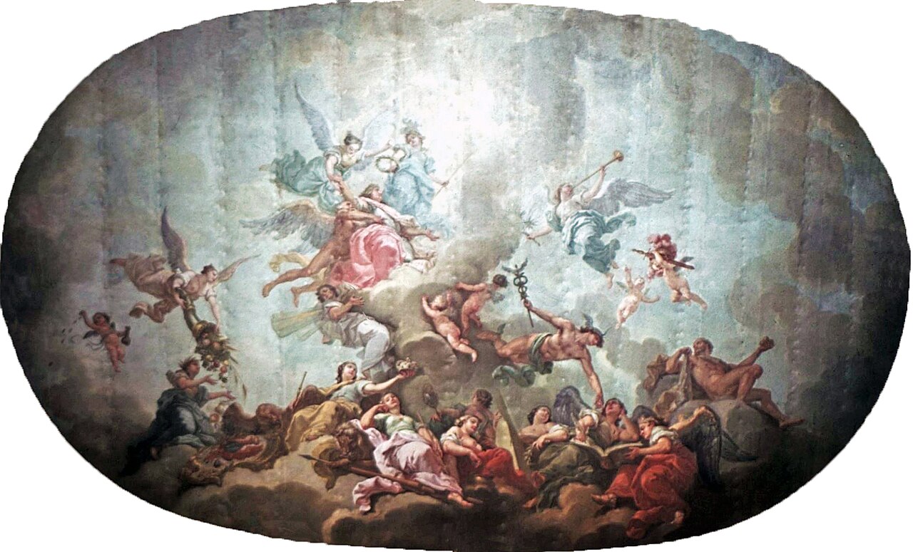 The Elevation of the Great Elector into Olympus by Charles-Amédée-Philippe van Loo