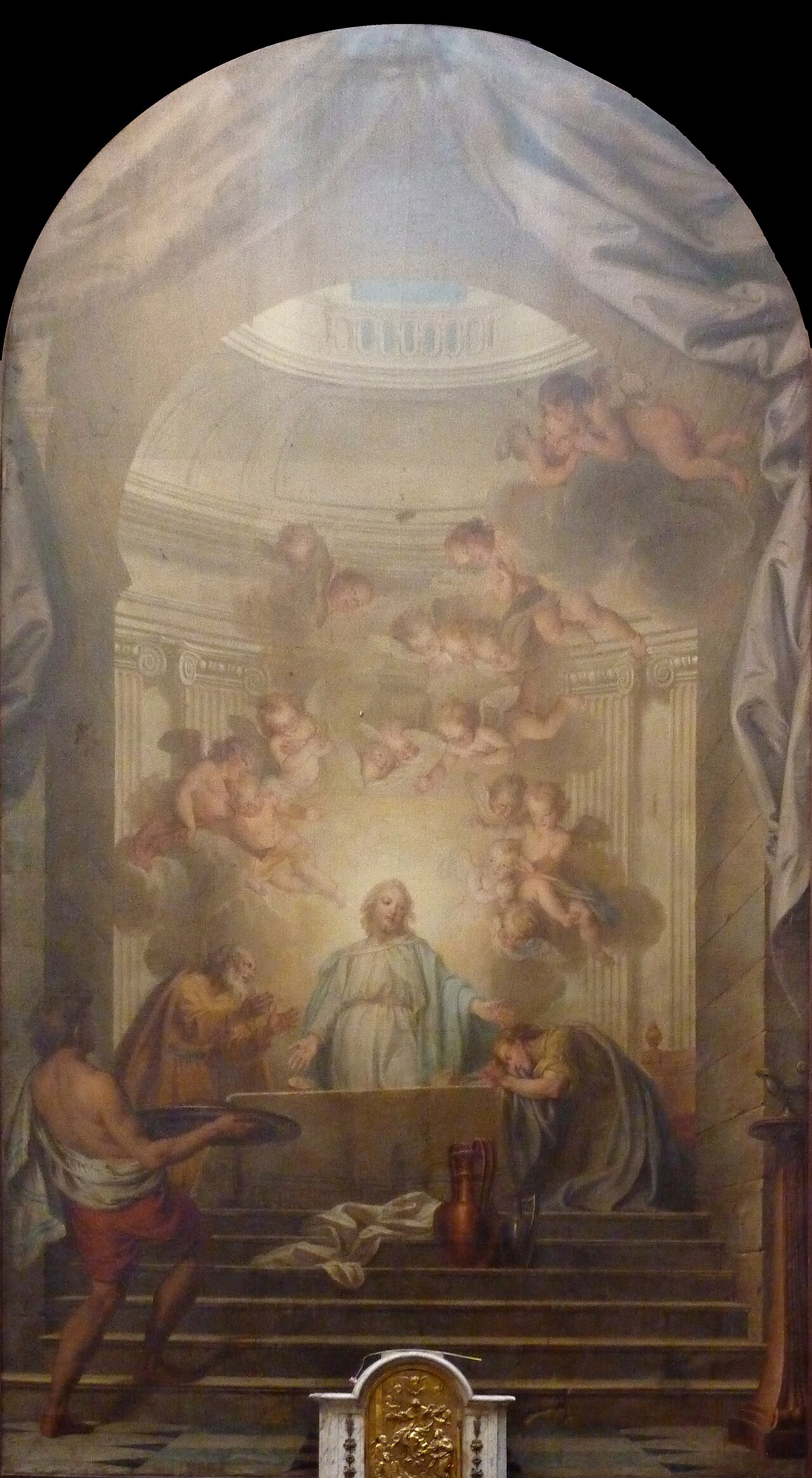 Disciples at Emmaus by Charles-Antoine Coypel