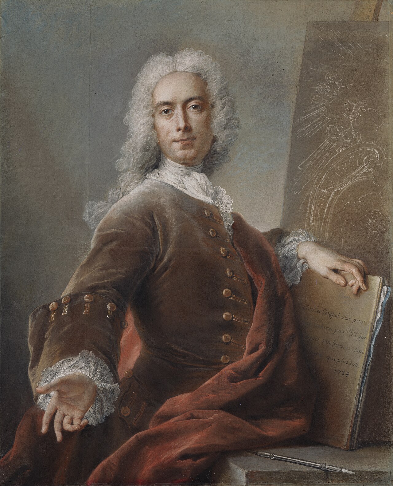 Self-Portrait by Charles-Antoine Coypel