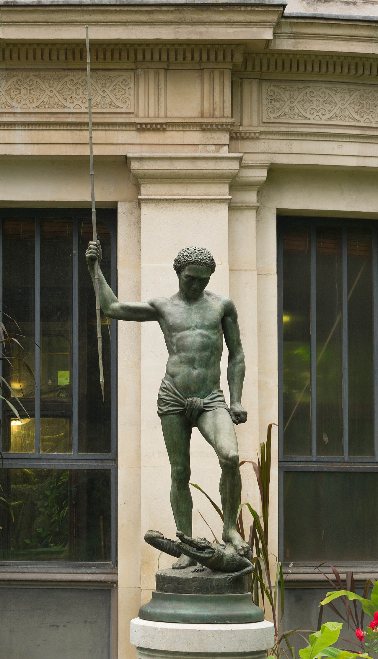 "Le Chasseur de crocodile" by Charles-Arthur Bourgeois by Charles-Arthur Bourgeois