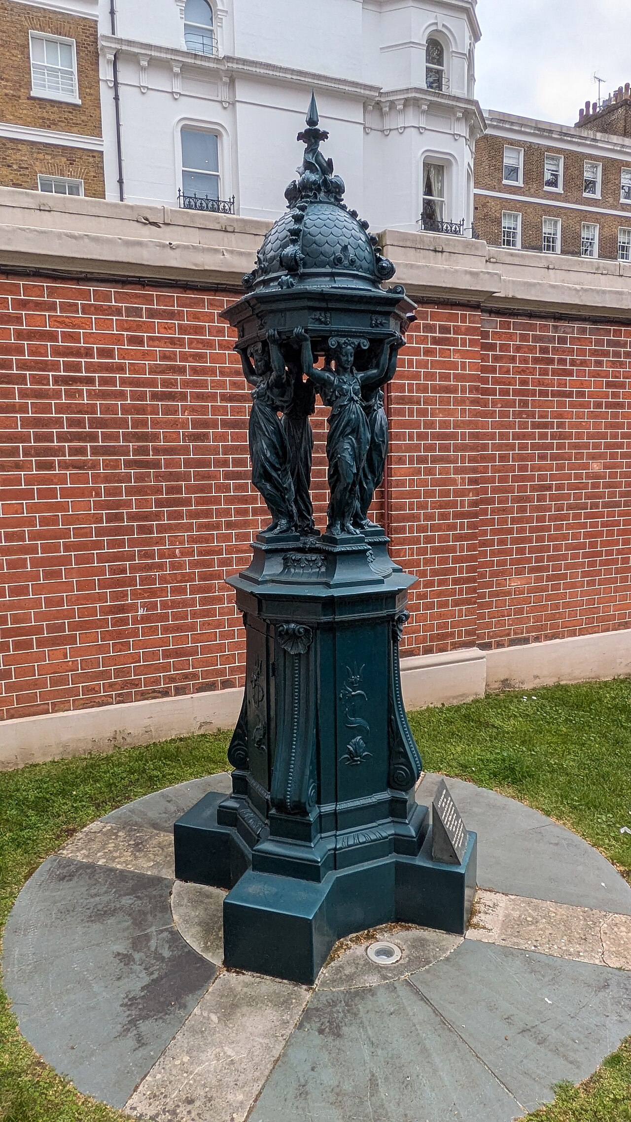 Wallace fountain, Wallace Collection by Charles-Auguste Lebourg