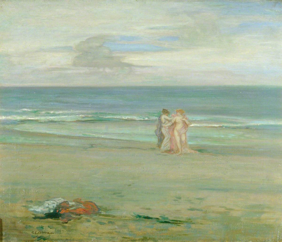 Figures on a Beach by Charles Conder