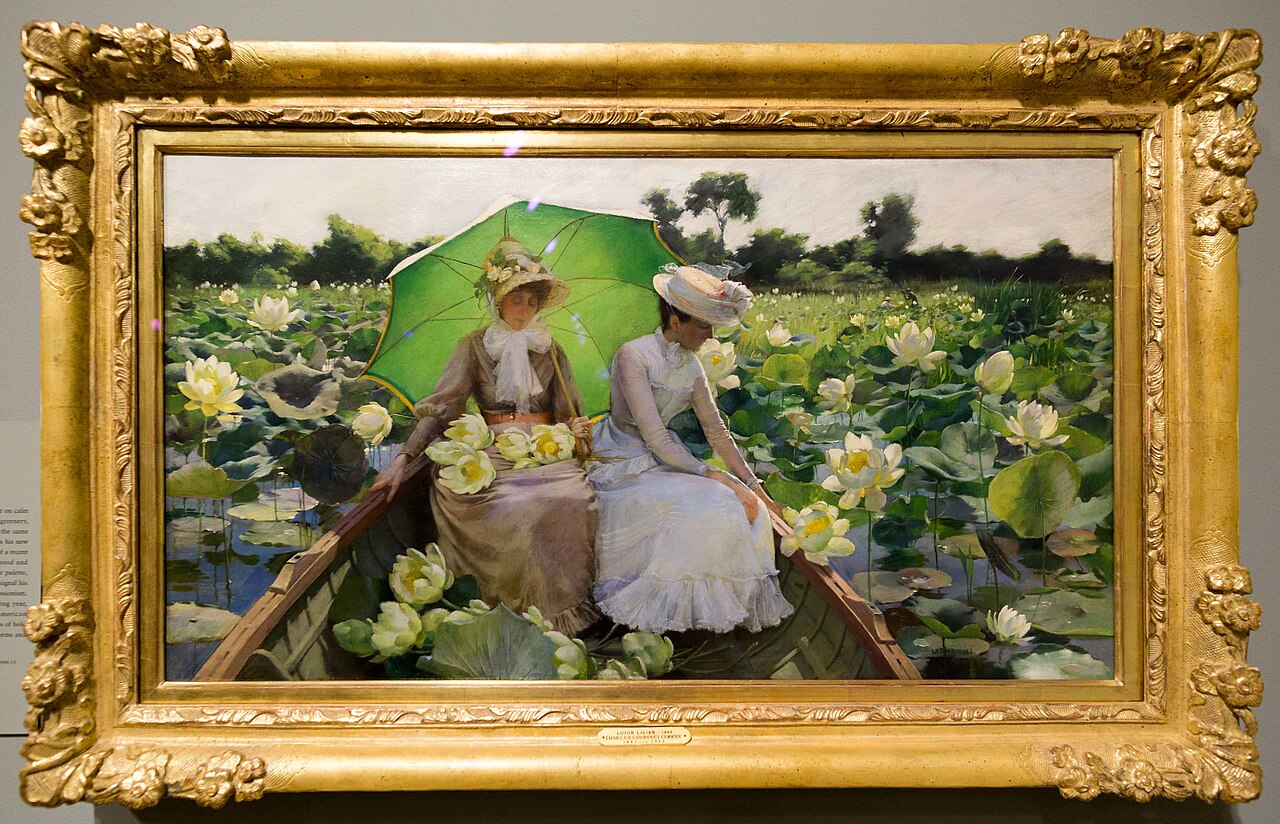 Lotus Lilies by Charles Courtney Curran