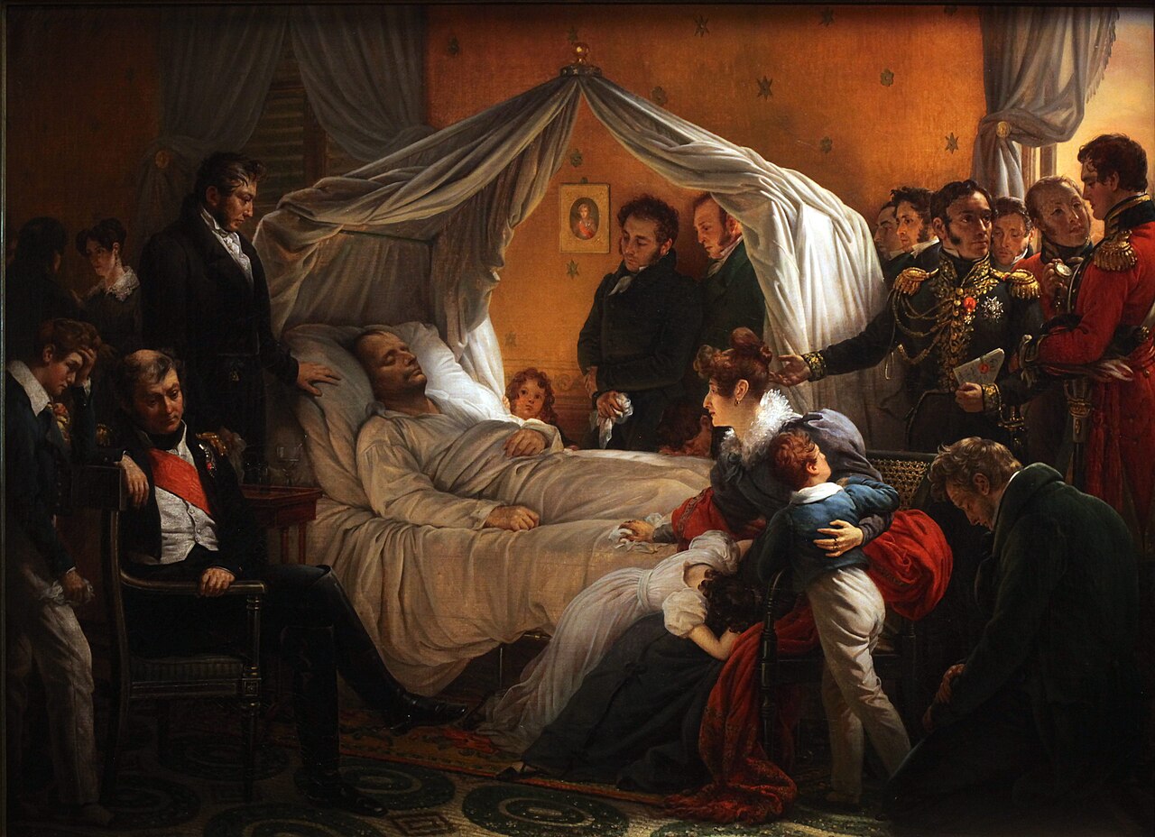 Napoleon's death by Carl von Steuben by Charles de Steuben