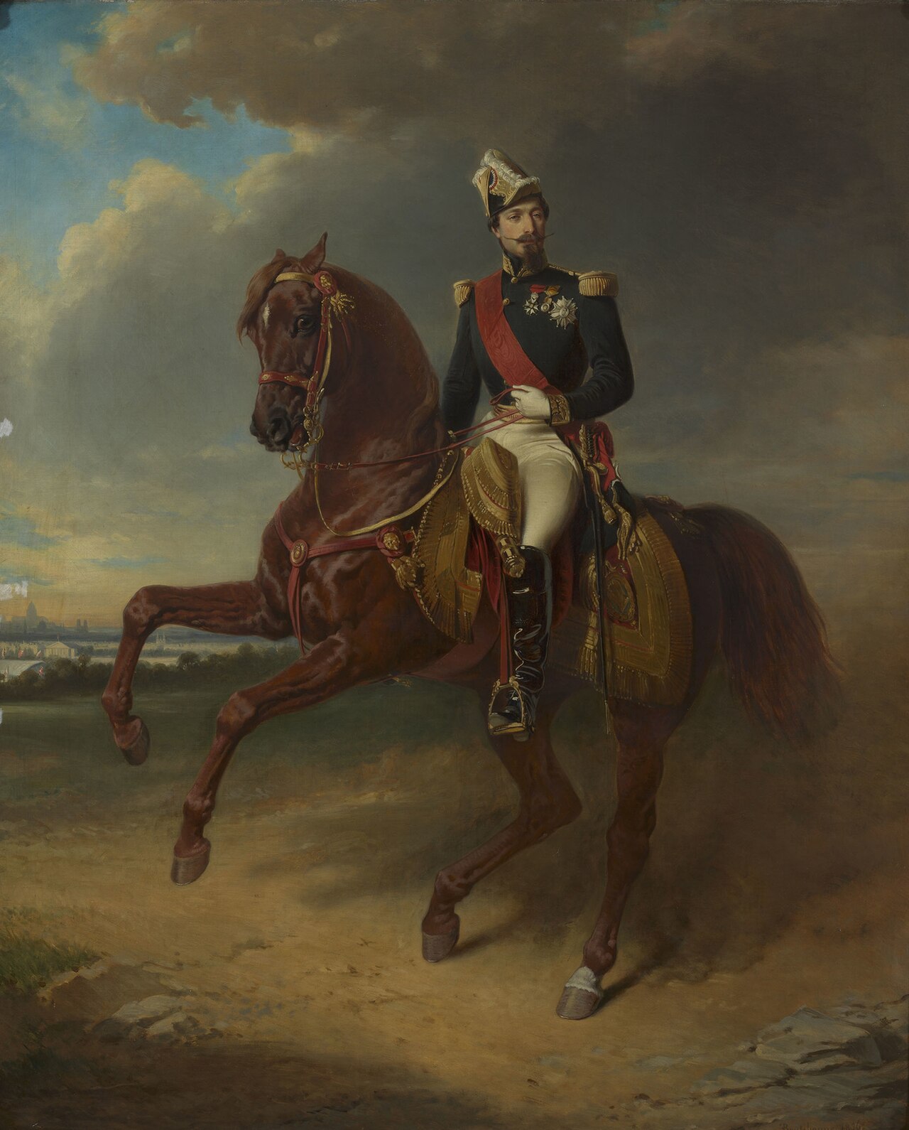 Napoléon III (1808-73), Emperor of the French by Charles-Édouard Boutibonne