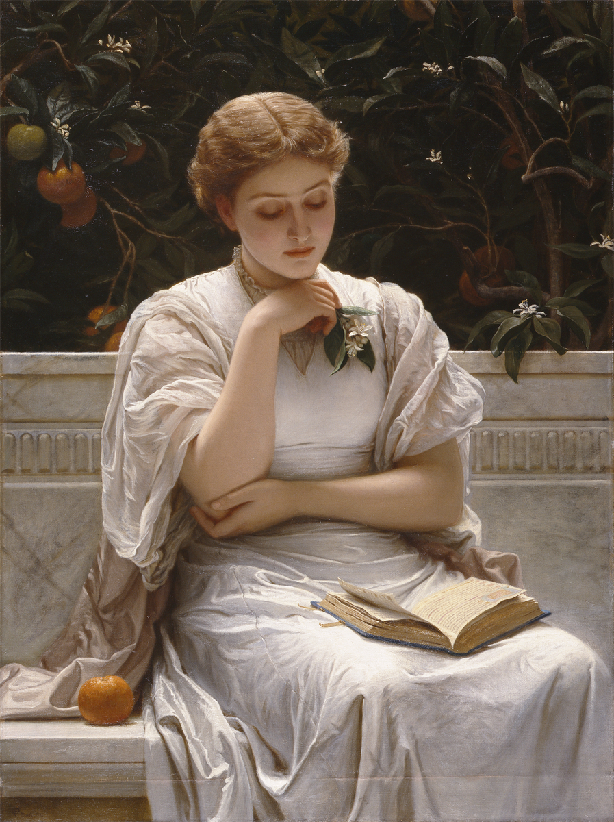 Girl Reading by Charles Edward Perugini