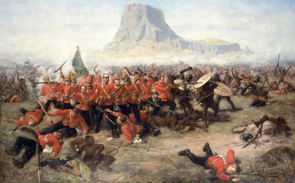 The Battle of Isandlwana, 22 January 1879 by Charles Edwin Fripp