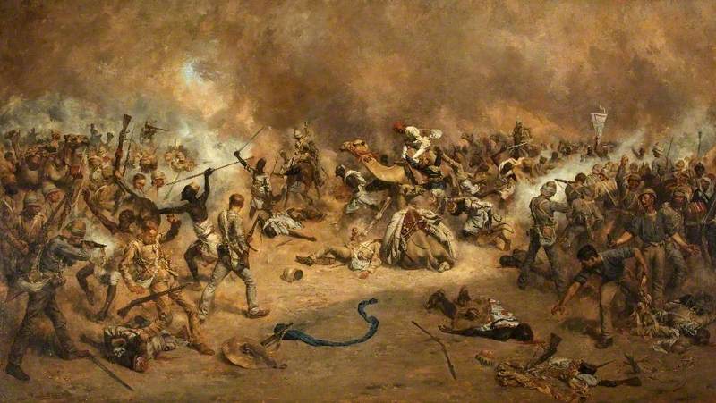 The battle of Tofrek. by Charles Edwin Fripp