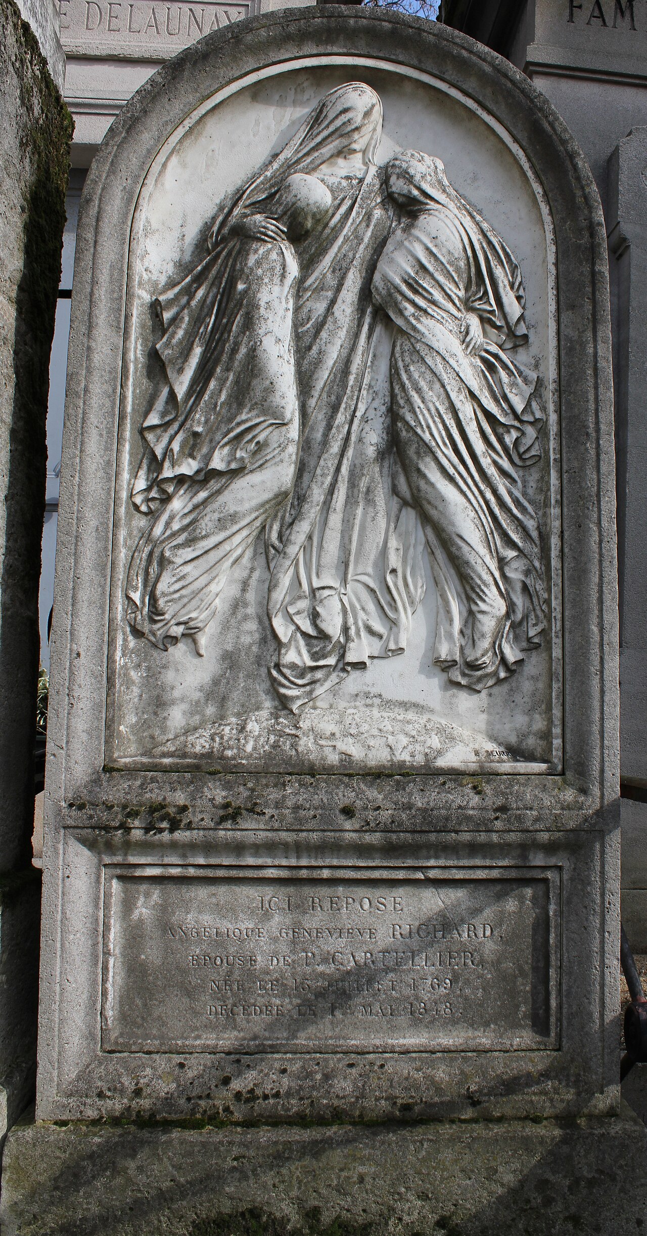 Grave of Angélique Geneviève Richard by Charles Émile Seurre