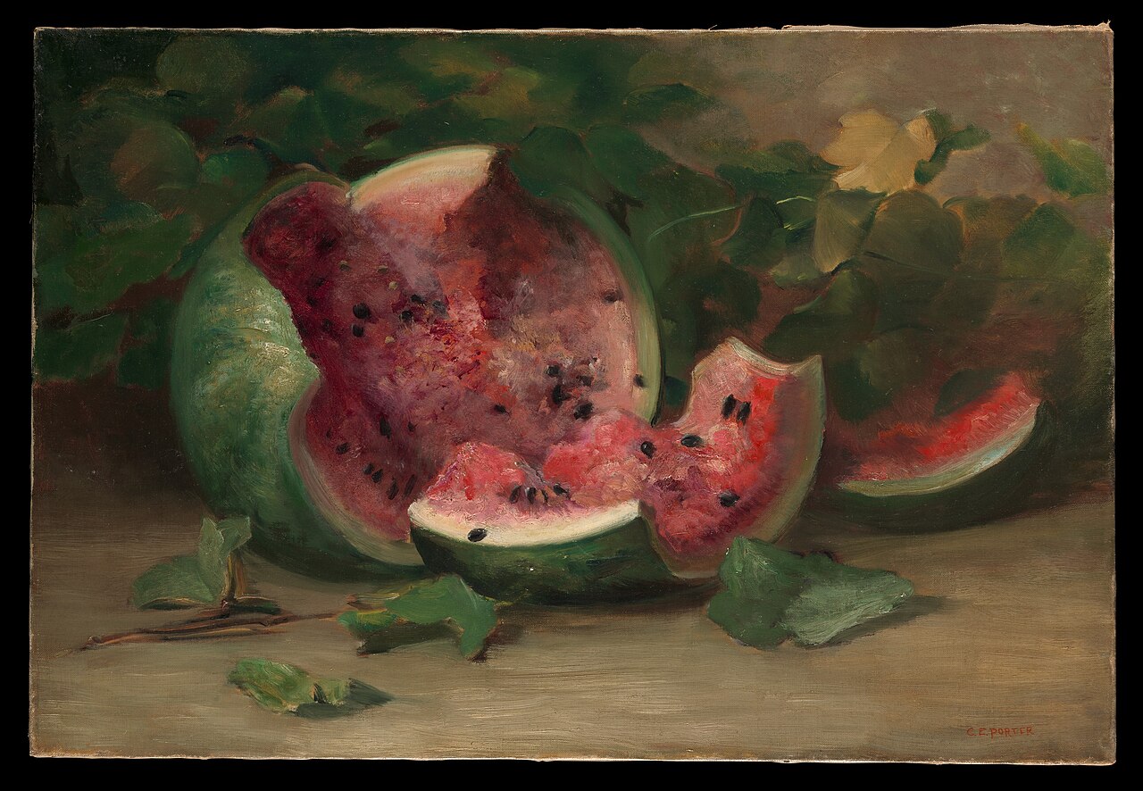 Untitled (Cracked Watermelon) by Charles Ethan Porter