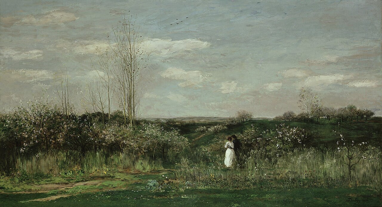 Spring Landscape (1862) by Charles-François Daubigny