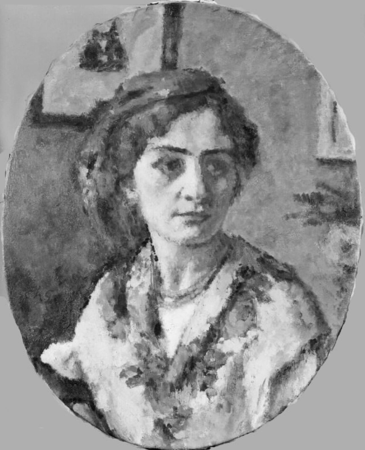 Italian Woman with a Yellow Scarf by Charles-François-Prosper Guérin