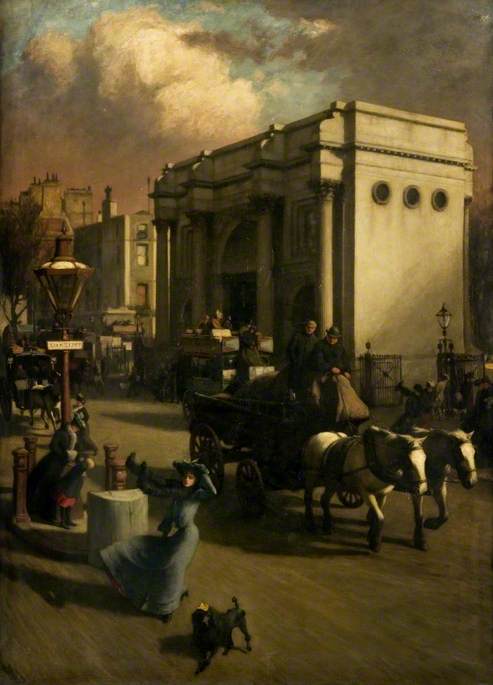 March Winds, the Marble Arch by Charles H. M. Kerr