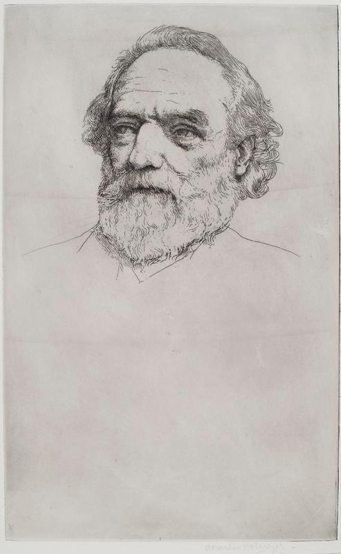 Portrait of Alphonse Legros - Sir Charles Holroyd by Charles Holroyd