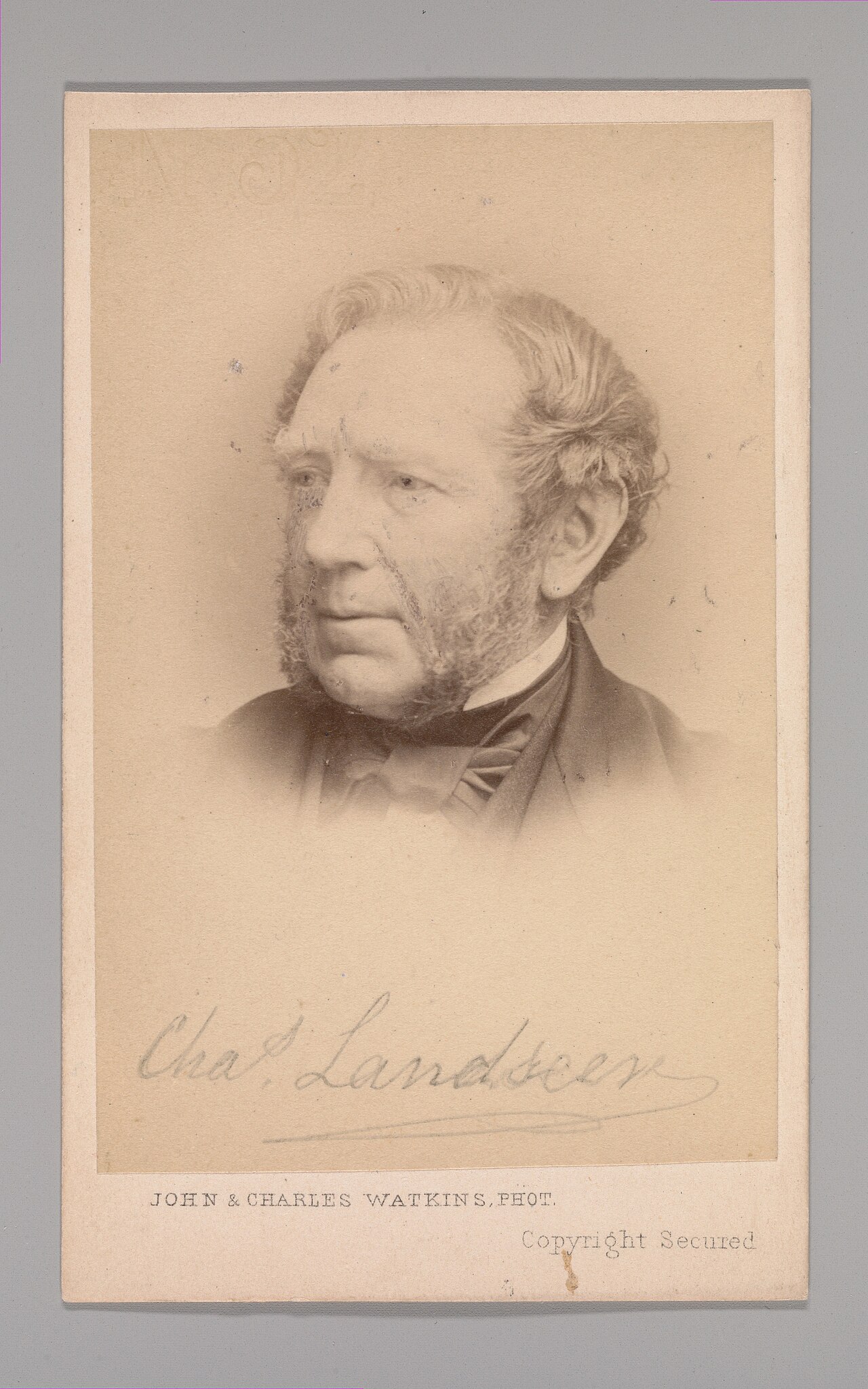 Portrait of Charles Landseer