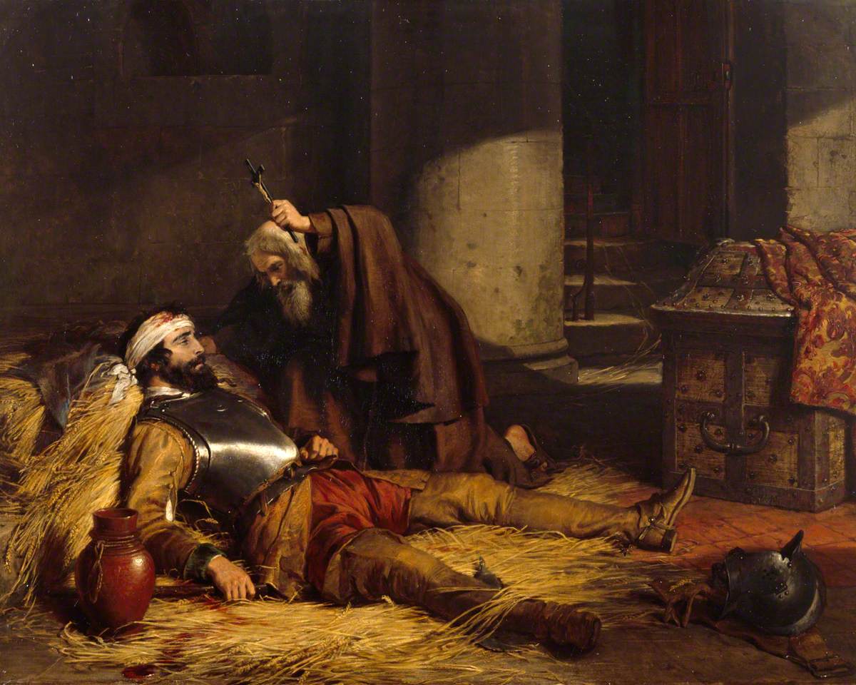 The Dying Warrior by Charles Landseer