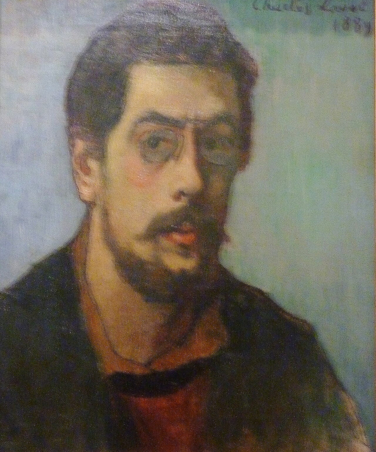 Portrait of the Artist by Charles Laval