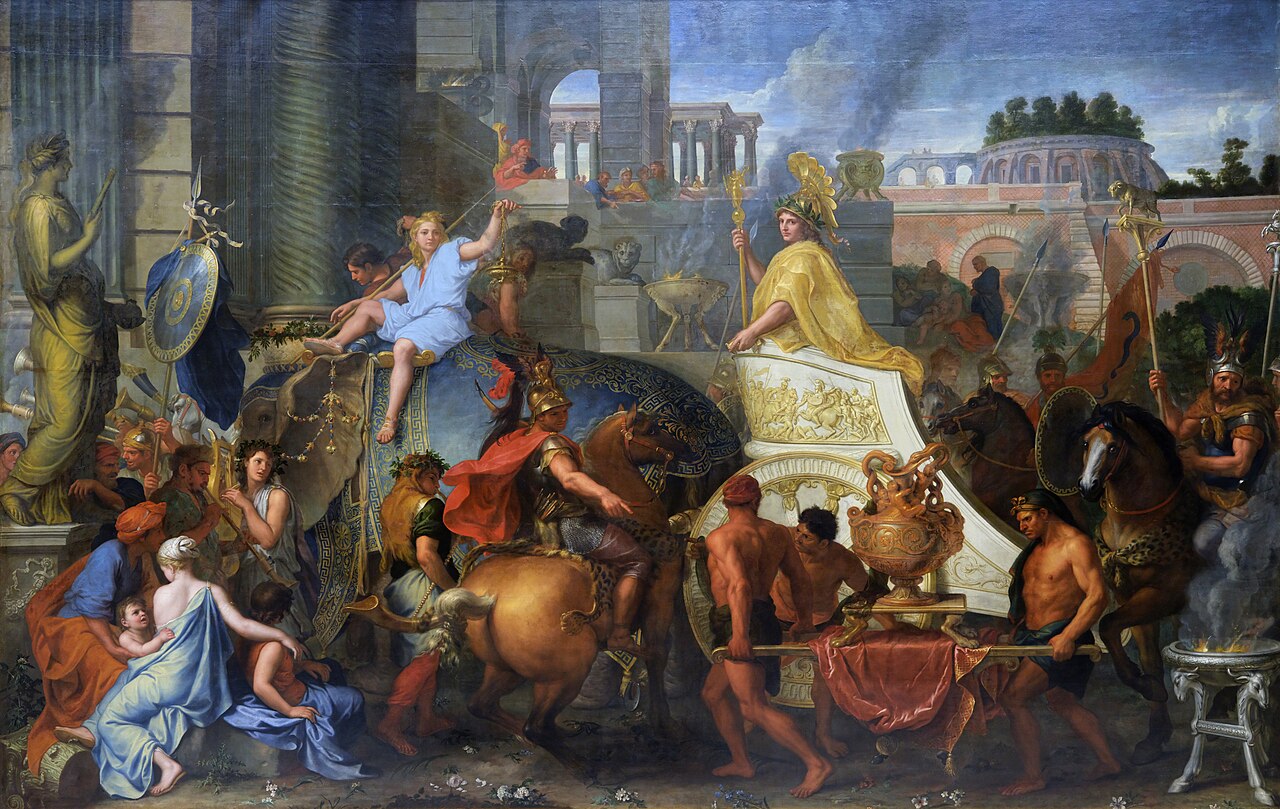 Alexander Entering Babylon by Charles Le Brun