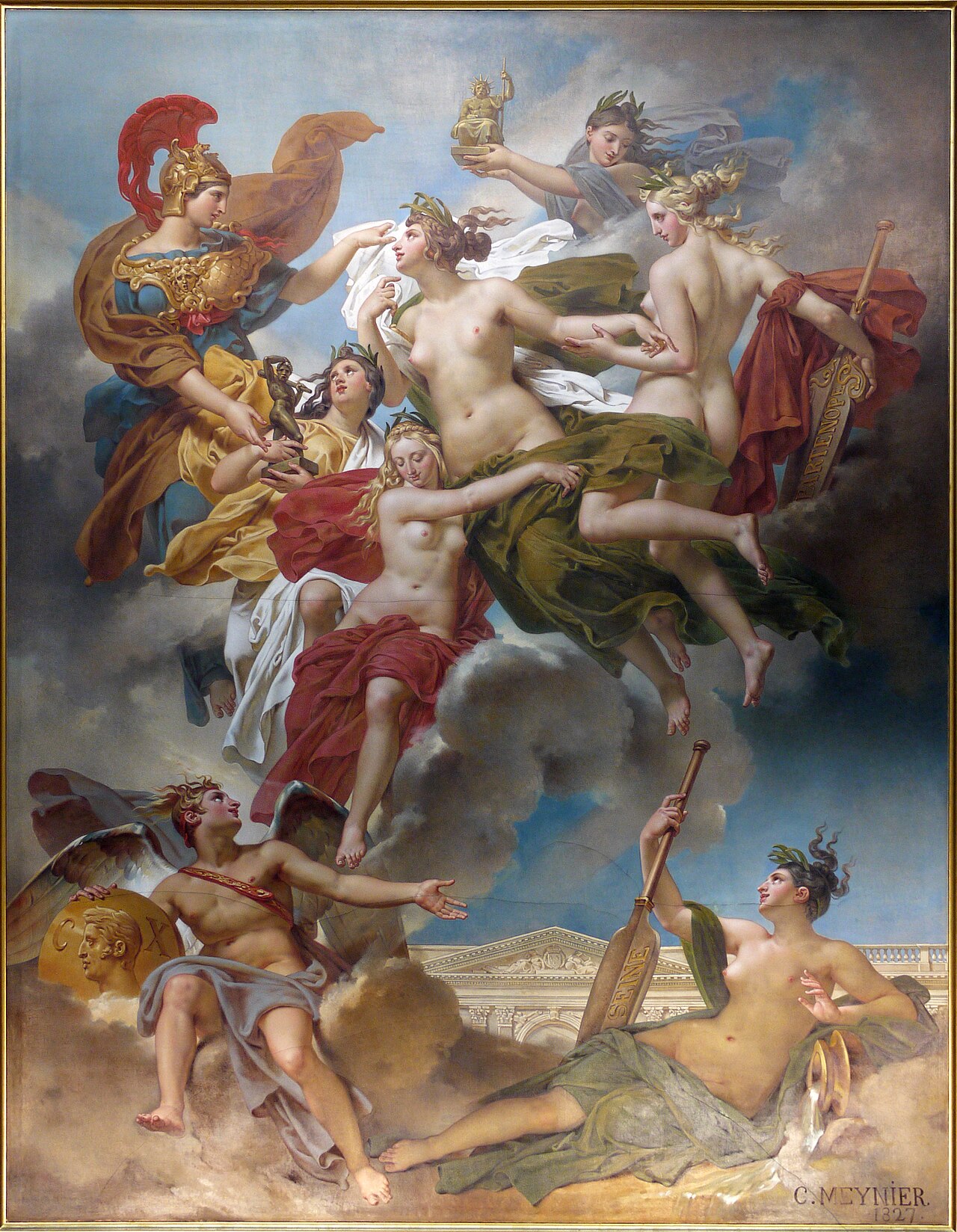 Nymphs of Parthenope by Charles Meynier