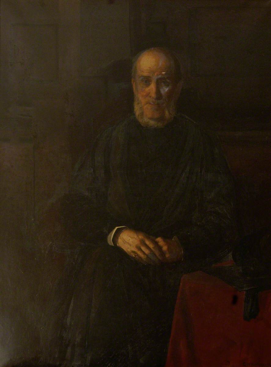 Dr D. P. Chase, Principal of St Mary's Hall (1857–1902) by Charles Napier Kennedy
