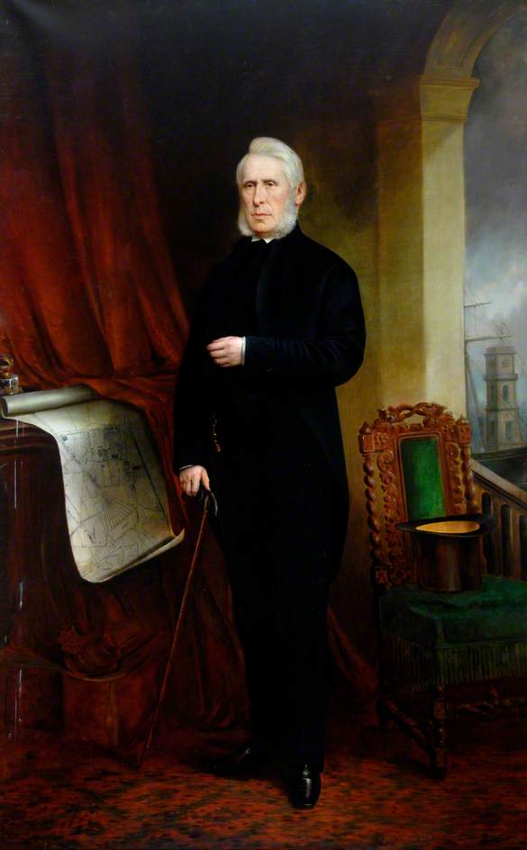 Joseph Pease (1799–1872) by Charles Napier Kennedy